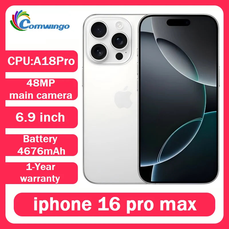 Win an iPhone 16 Pro Max 6.9' 5G Buy an Entry now